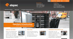 Desktop Screenshot of elspec.nl